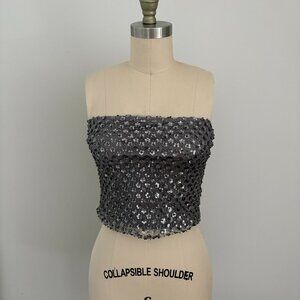 Urban Outfitters Women's UO Eden Sequin Tube Top Size Small NWT